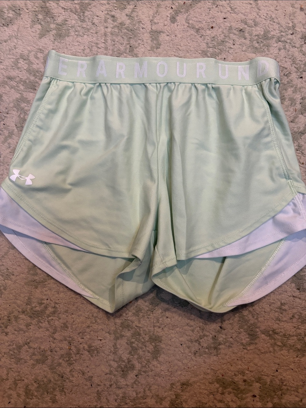 Under Armour Light Mint Performance Running Shorts